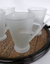 Komplet szklanek GIPFEL 4 sztuki 280 ml frosted 7918