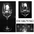 Kieliszki do wina Swarovski Prezent Ślub Wesele 6 szt. - 1856005