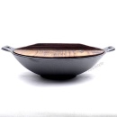 WOK ŻELIWNY DREWNIANA POKRYWA 60cm 17L GIPFEL 2207