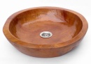 Umywalka dekoracyjno-ozdobna drewniana z teku teak tekowa BOWL