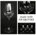 Kieliszki do wina Swarovski Prezent Ślub Wesele 6szt. - SAMANTHA 1855006